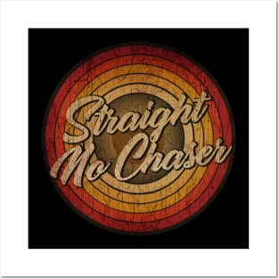 arjunthemaniac, circle retro faded Straight No Chaser Posters and Art